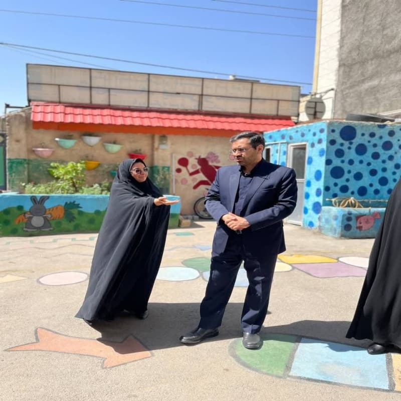 بازدید ریاست محترم آموزش و پرورش ناحیه ۲ مشهد